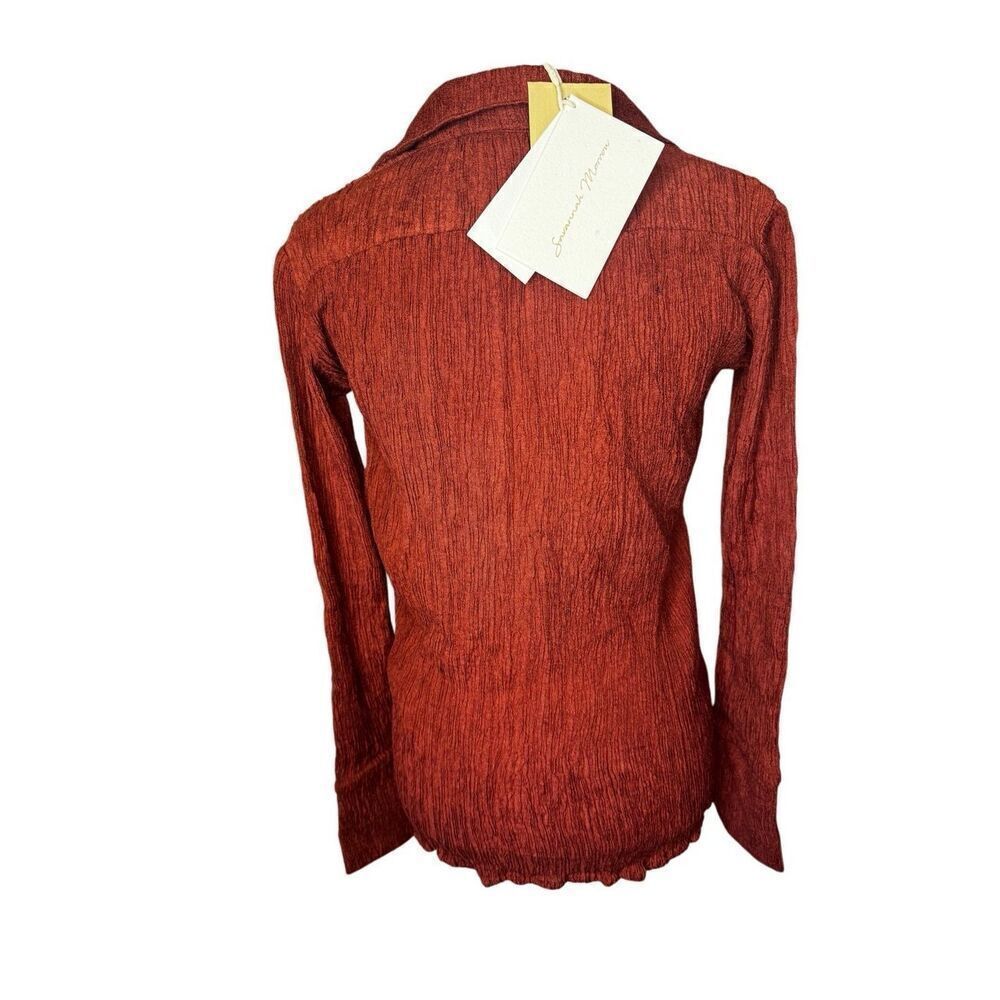 Nwt Revolve X Savannah Morrow The Label Elle Blouse Size Xs — image 7 of 8